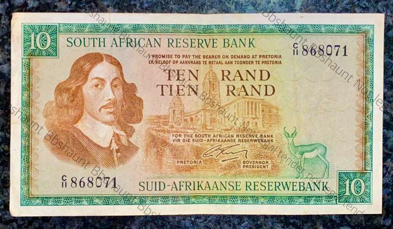 G RISSIK R10-- C11-- SECOND ISSUE 1967 E/A SPRINGBUCK WTM
