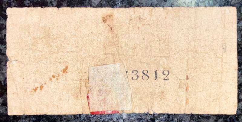 CEYLON 10 CENT 23RD DECEMBER 1943 WW2