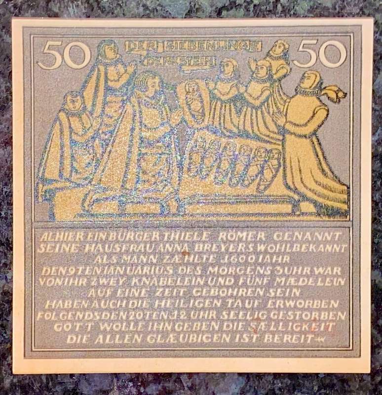 GERMANY SET - HAMELM - 50 PFENNIG 1921 UNC NOTGELD (EMERGENCY MONEY) - AMAZING ART -