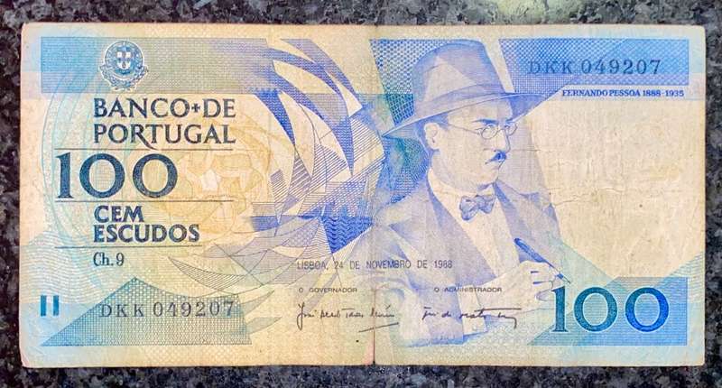 PORTUGAL 100 ESCUDOS 1988