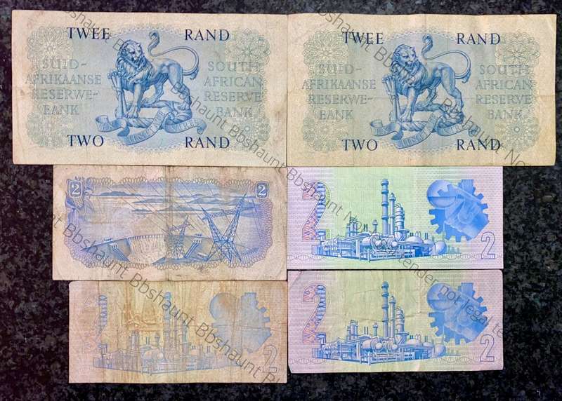 SET OF R2 NOTES ALL GOVERNOR FROM 1961-1990 MH DE KOCK, G RISSIK, TW DE JONGH(1 BID TAKES ALL)