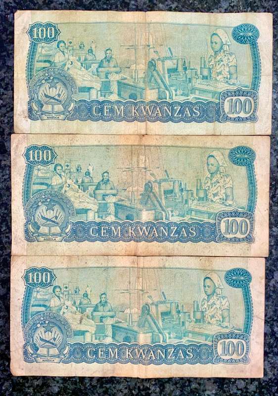 ANGOLA 100 KWACHA 1979(1 BID TAKES ALL)