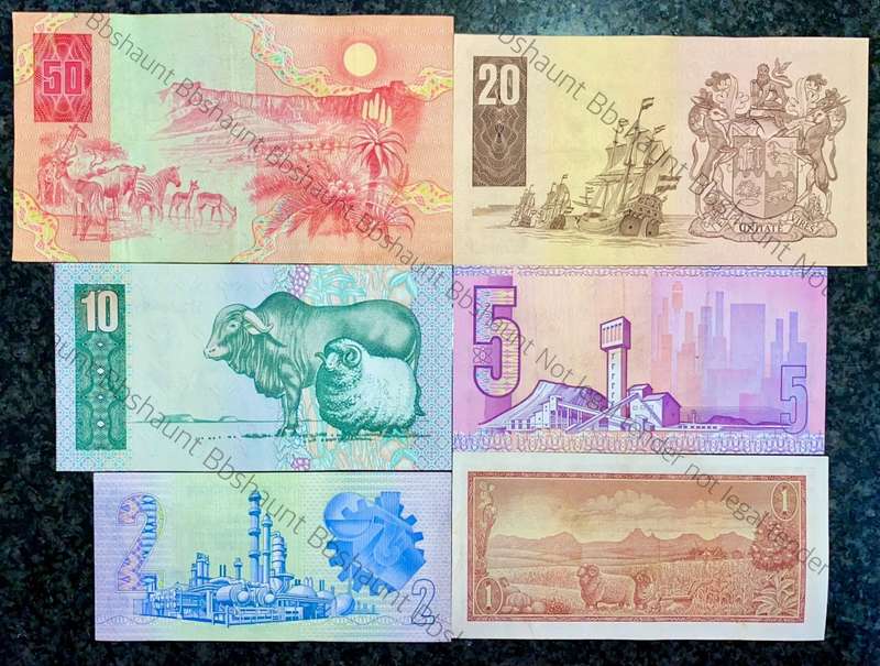 COMPLETE SET OF GPC DE KOCK & DECIMALS R50 SCARCE BA SERIE`S TO R2 -- 1980s (R1 TW DE JONGH 1967)