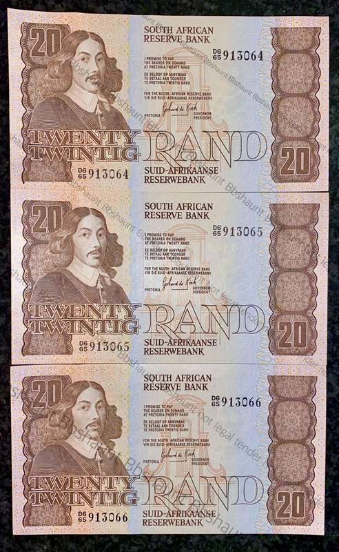 GPC DE KOCK R20 IN SEQUENCE D665 /913066-064 AUNC  3RD ISSUE 1984 E/A (1 BID TAKES ALL)