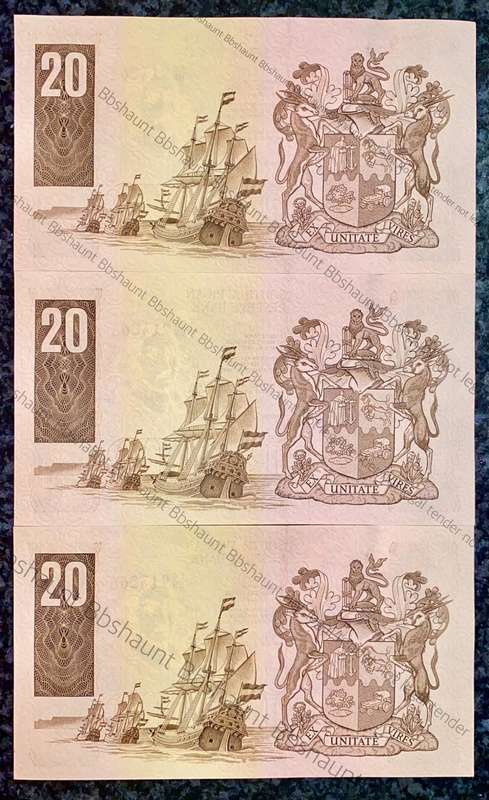 GPC DE KOCK R20 IN SEQUENCE D665 /913066-064 AUNC  3RD ISSUE 1984 E/A (1 BID TAKES ALL)