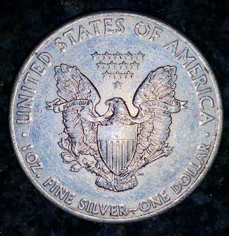 U S A SILVER 1OZ - 1 DOLLAR - WALKING LIBERTY 2015 FINE SILVER 1OZ
