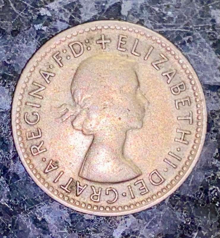AUSTRALIA SILVER 6 PENCE 1955