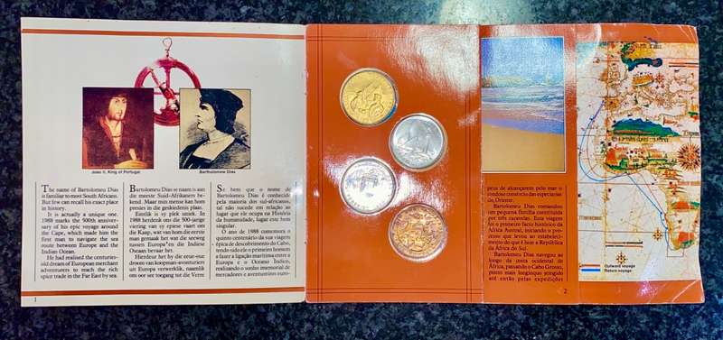 DIAS88 COIN SET IN ORIGINAL FOLDER COINS STILL SEALED