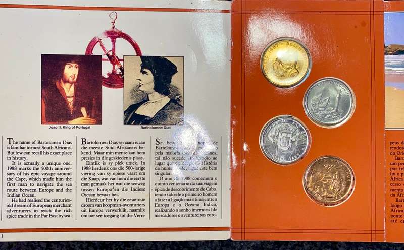 DIAS88 COIN SET IN ORIGINAL FOLDER COINS STILL SEALED