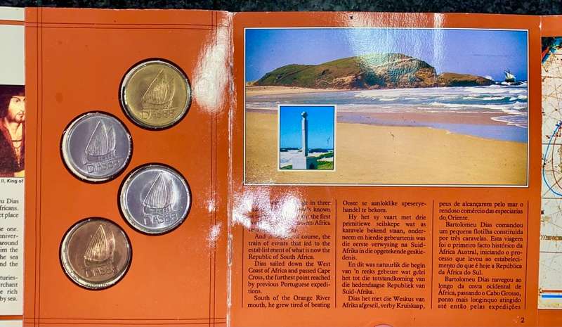 DIAS88 COIN SET IN ORIGINAL FOLDER COINS STILL SEALED