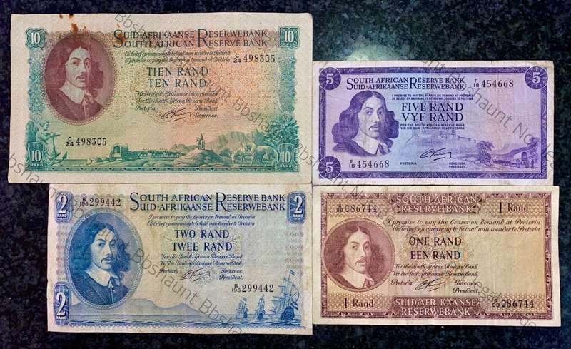 G RISSIK SET R10 TO R1 - FIRST & SECOND ISSUE 1962-1966(1 BID TAKES ALL)