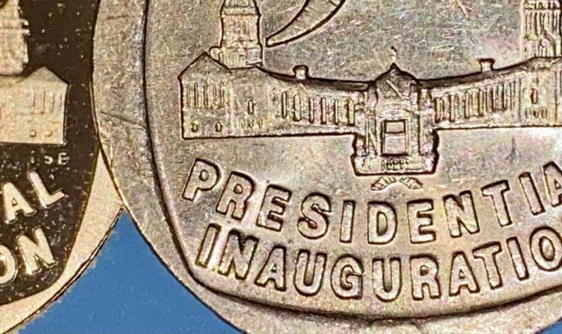 SOUTH AFRICA ERROR PROOF R5 -- 1994 PRESIDENTIAL INAUGURATION -- IN ORIGINAL S A MINT CASE