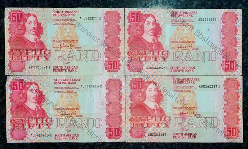 GPC DE KOCK R50 A/E 3RD ISSUE 1984 VAN RIEBEECK WTM 1 BID TAKES ALL)