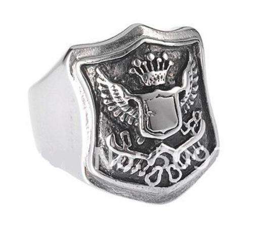 SOLID STAINLESS STEEL RING - SIZE: 11