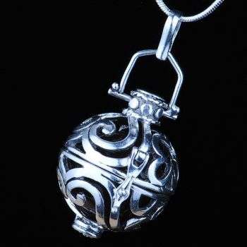 GORGEOUS 925 SILVER MYSTIC HARMONY CHIME BALL