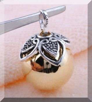 CHARMING 925 STERLING SILVER EP MYSTIC HARMONY CHIME BALL