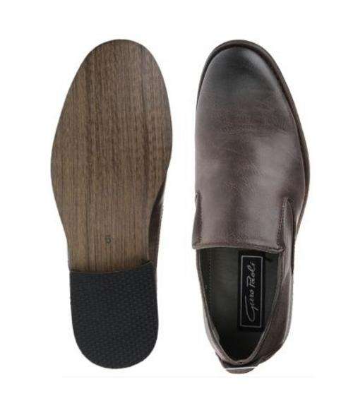 SIZE: 9 - DARK BROWN SLIP ON SHOES FROM GINO PAOLI