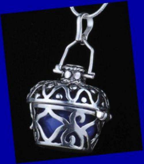 SWEET PURPLE 925 STERLING SILVER EP MYSTIC HARMONY CHIME BALL