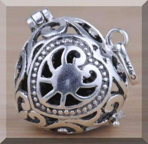 HEART 925 STERLING SILVER EP MYSTIC HARMONY CHIME BALL