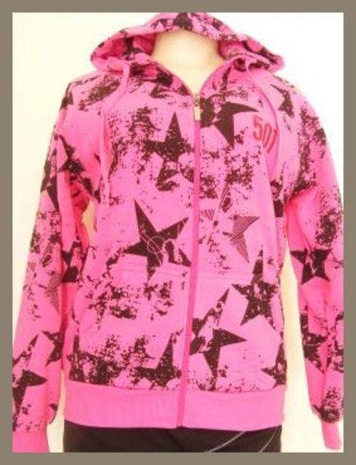 *R1* - WARM PINK STAR HOODIE - SIZE: XL