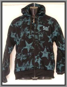 *R1* - BLACK STAR HOODIE - SIZE:X L