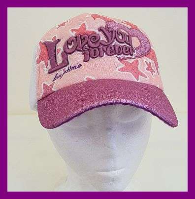 PURPLE GLITTER CAP