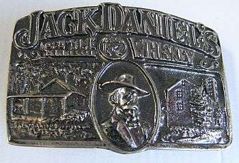 JACK DANIELS METAL BELT BUCKLE
