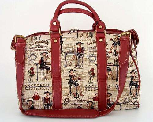 STUNNING "COSMOPOLITAN" HANDBAG WITH LONG STRAP