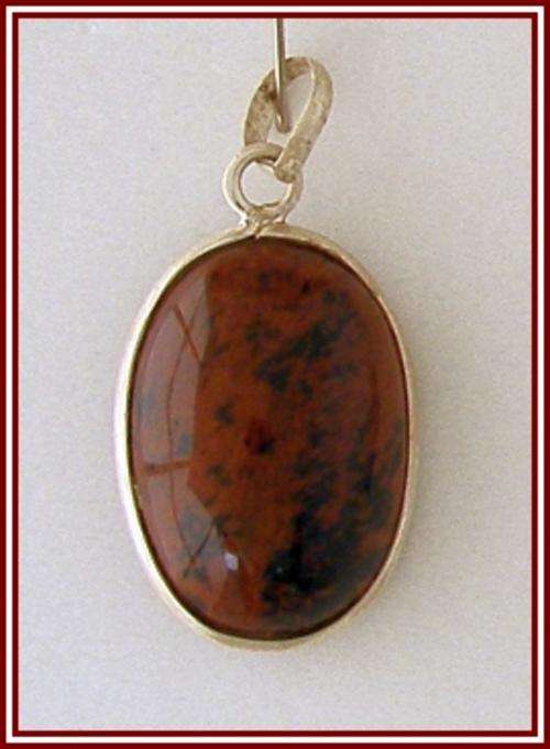 SOLID 925 STERLING SILVER NATURAL GEMSTONE PENDANT