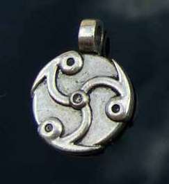AWESOME PEWTER PENDANT