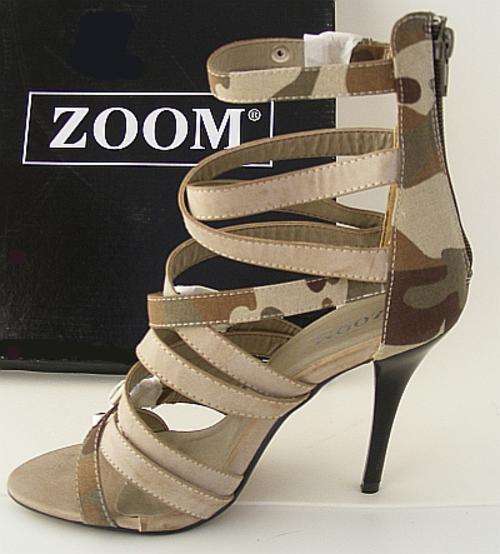 *R1* - CAMO BEIGE ODETTE SHOES FROM ZOOM - SIZE: 4