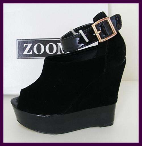 BLACK SHARON SHOES FROM ZOOM - SIZE: 6 ONLY