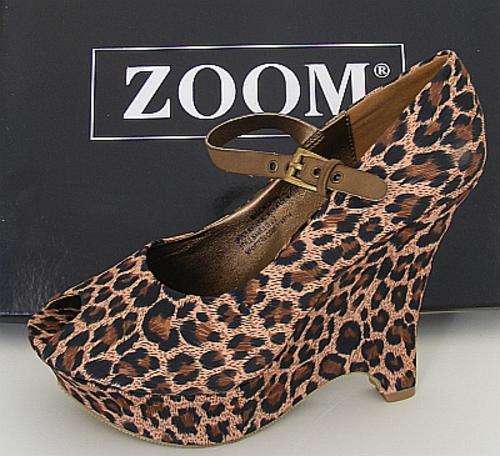 FUNKY LEOPARD LULU SHOES FROM ZOOM - SIZE: 6