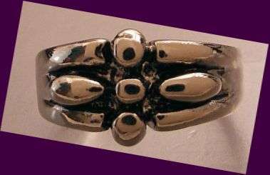 TIBETAN SILVER RING - SIZE: 11