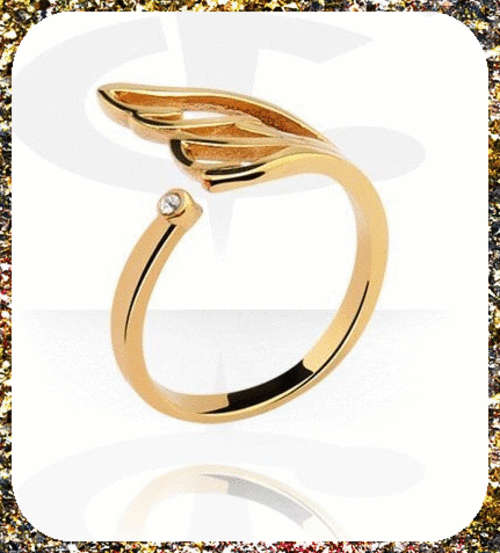 *SUPER CHIC* Gold CZ Midi Ring