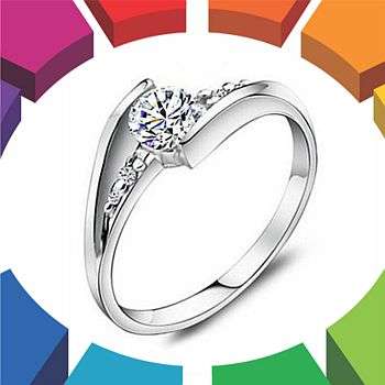 0.50CT Cr. Diamond Ring - SIZE : 7.5