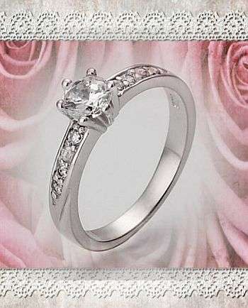 *ROMANTIC* 0.50CT Cr. Diamond Engagement Ring - SIZE : 10