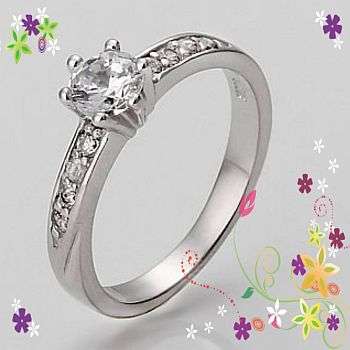 0.50CT Cr. Diamond Engagement Ring - SIZE : 9