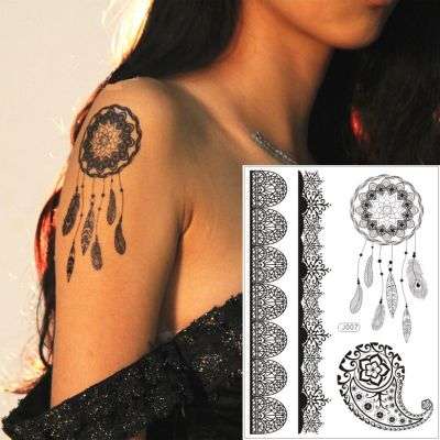 *Free Shipping* - BOHEMIAN HENNA AND LACE TEMPORARY TATTOO