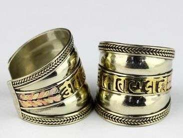 ~ GYPSY COLLECTION ~ NEPAL SILVER OM RING