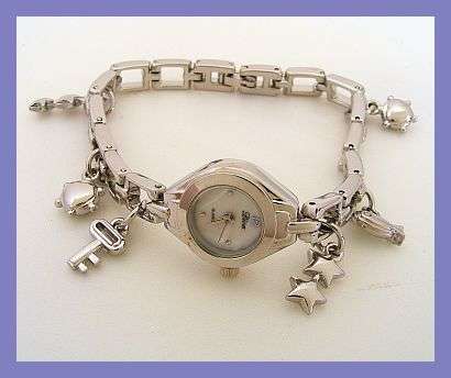 GORGEOUS CHARM BRACELET WATCH