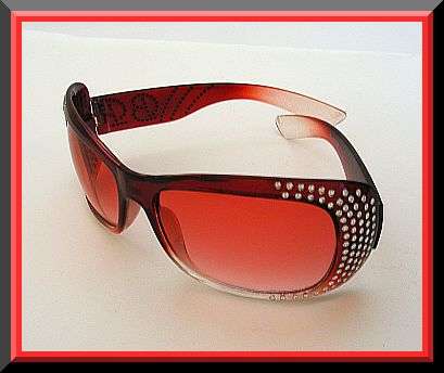 GLAM RED TINTED SUNGLASSES