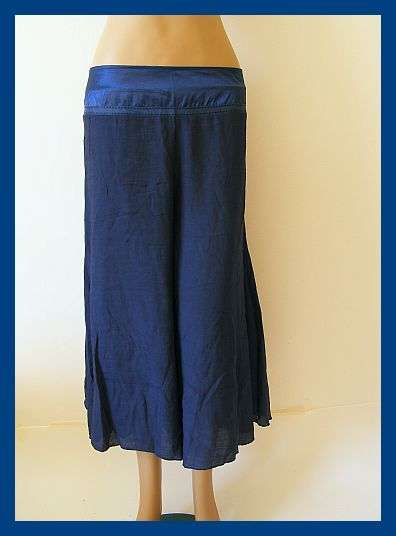 *R1* - BEAUTIFUL NAVY BLUE FLARED CULOTTES - MEDIUM