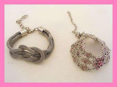 SET OF 2 GORGEOUS FASHION METAL BRACELETS