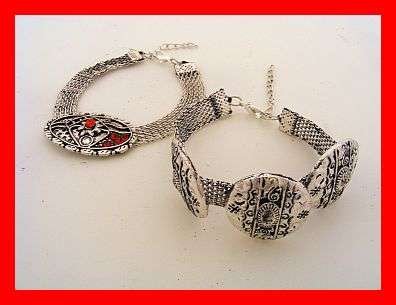 SET OF 2 GORGEOUS FASHION METAL BRACELETS