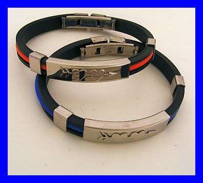 SET OF 2 SILICONE BANGLES