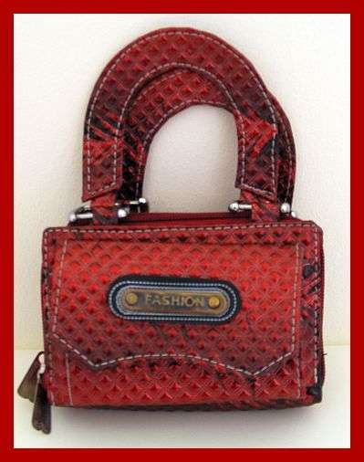 SUPER CUTE RED MINI HANDBAG PURSE