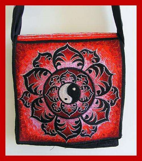 STUNNING HAND EMBROIDED TRANCE BAG