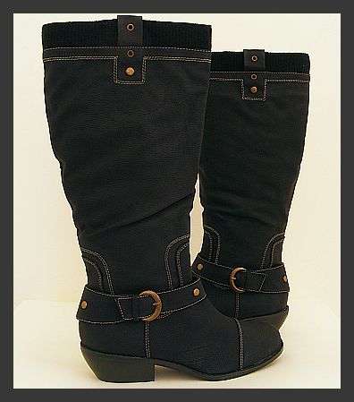 *THE MUST HAVE THIS WINTER* - BLACK SISSY BOY COW GIRL BOOTS - SIZE: 6