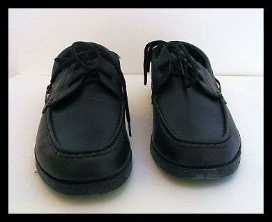 SIZE: 10 - MENS BLACK LACE UP SHOES FROM J.C. COXX